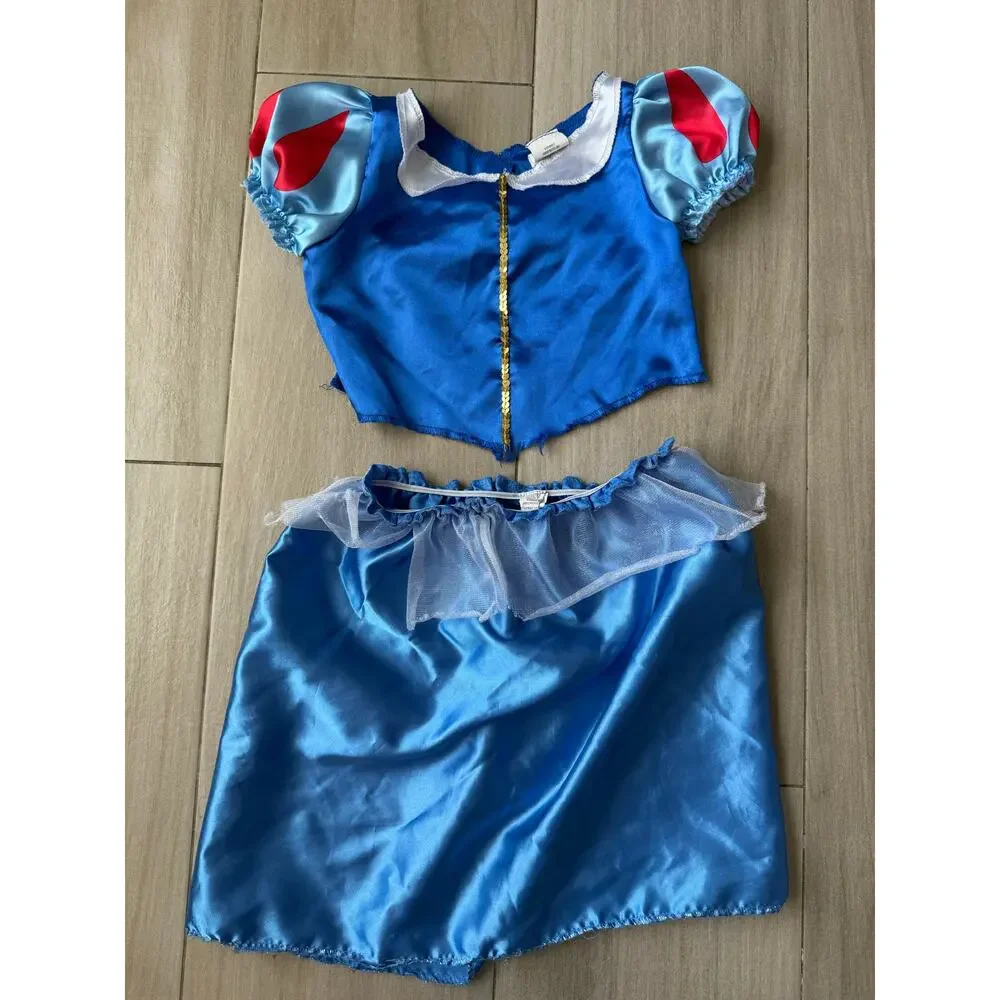 Disney Snow White Two-Piece Dress Up Costume Set Sizes 4-6X - Picture 3 of 4